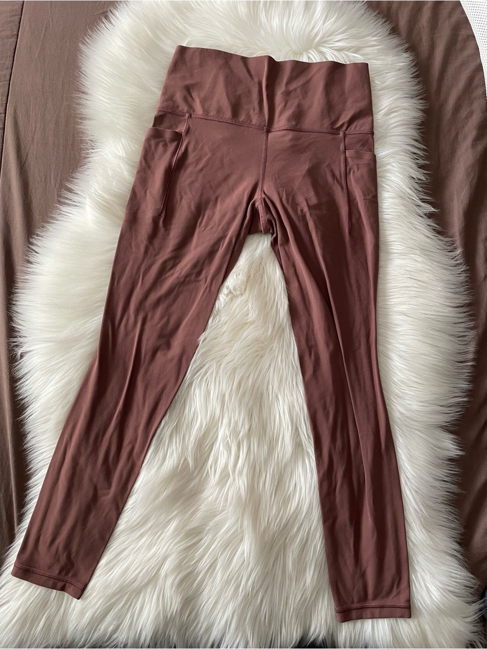 Athleta High-Waist Brown Leggings - Picture 6 of 11